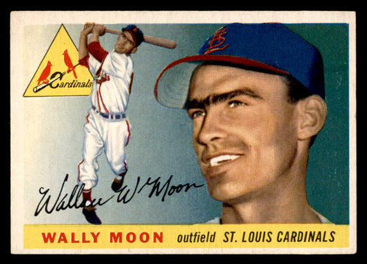 1955 Topps Baseball #067 Wally Moon Cardinals EX-MT 551800