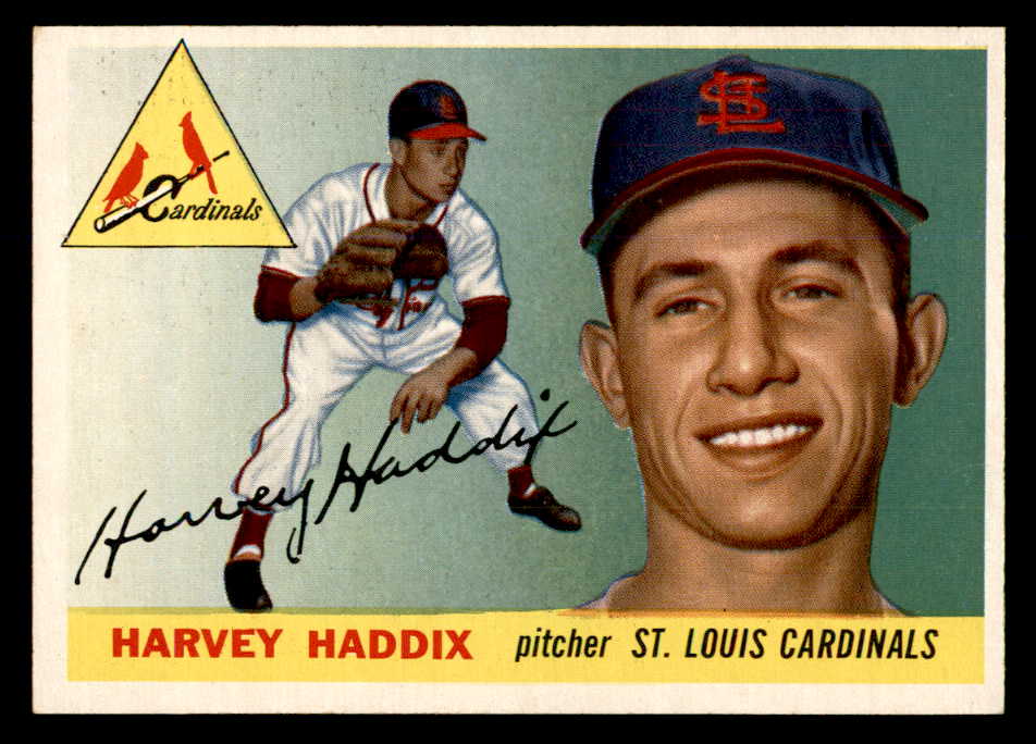 1955 Topps Baseball #043 Harvey Haddix Cardinals VG-EX 551806