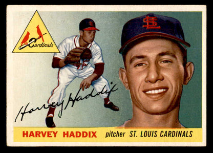 1955 Topps Baseball #043 Harvey Haddix Cardinals EX+/EX-MT 551807