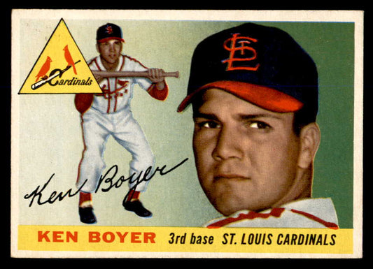 1955 Topps Baseball #125 Ken Boyer Cardinals EX-MT 551810