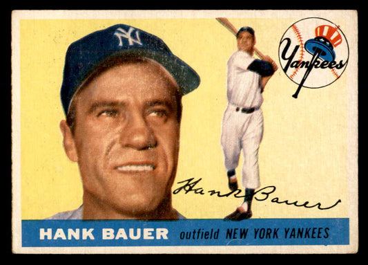 1955 Topps Baseball #166 Hank Bauer Yankees EX 551811