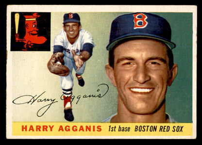 1955 Topps Baseball #152 Harry Agganis Red Sox VG-EX 551812