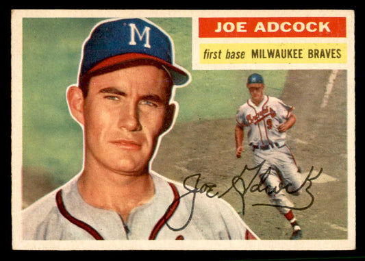 1956 Topps Baseball #320 Joe Adcock Braves EX-MT 551821
