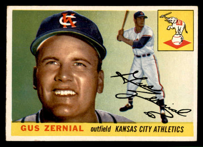 1955 Topps Baseball #110 Gus Zernial A's VG-EX 551823