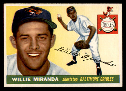 1955 Topps Baseball #154 Willie Miranda Orioles EX-MT 551829