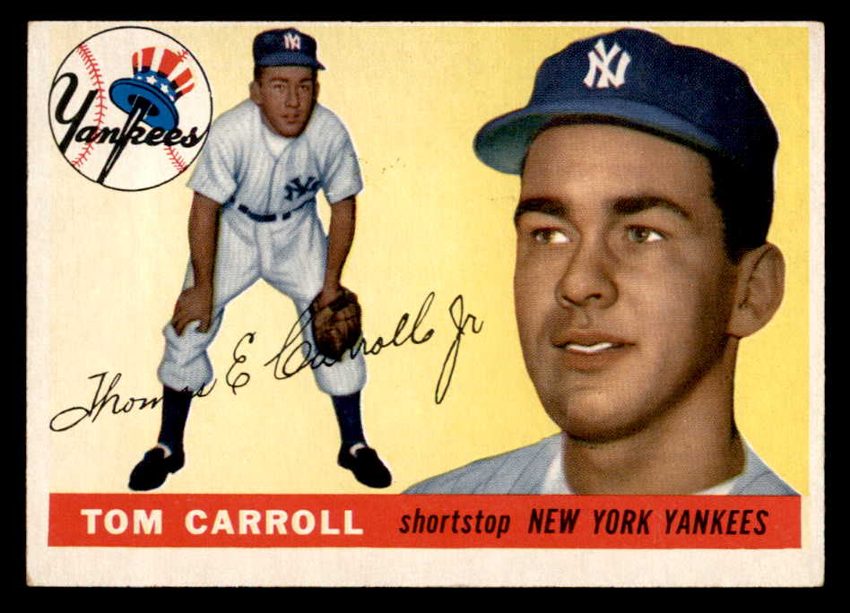 1955 Topps Baseball #158 Tom Carroll Yankees EX-MT 551831