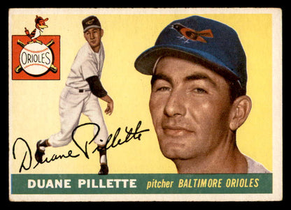 1955 Topps Baseball #168 Duane Pillette Orioles EX 551838