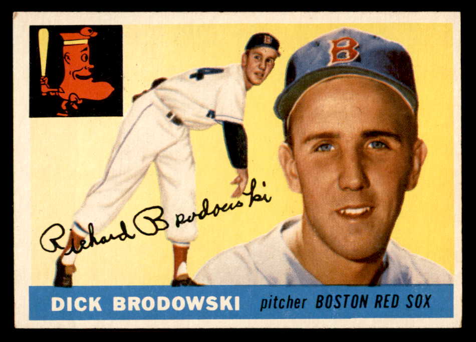 1955 Topps Baseball #171 Dick Brodowski Red Sox EX-MT 551841