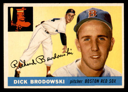 1955 Topps Baseball #171 Dick Brodowski Red Sox EX-MT 551841