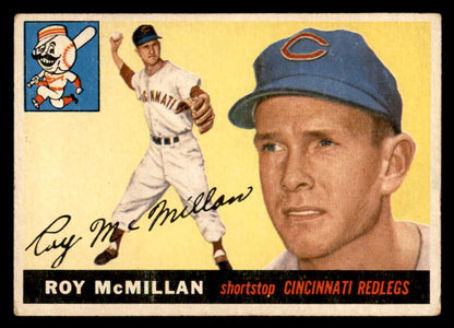 1955 Topps Baseball #181 Roy McMillan Reds VG-EX 551849
