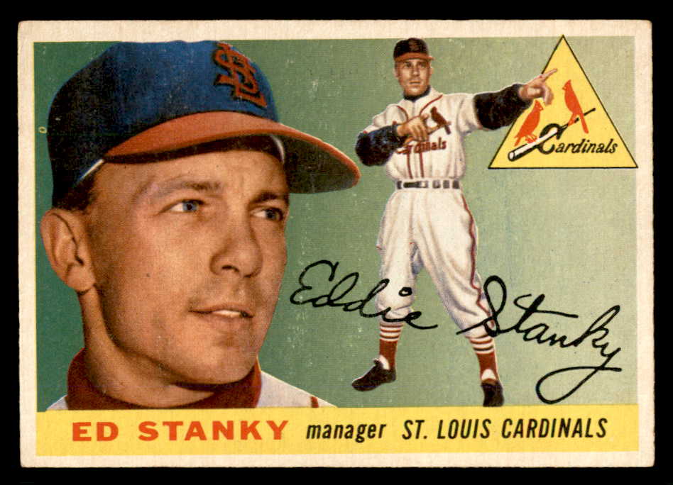 1955 Topps Baseball #191 Eddie Stanky Cardinals EX+/EX-MT 551855