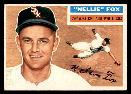 1956 Topps Baseball #118 Nellie Fox White Sox VG White 551871