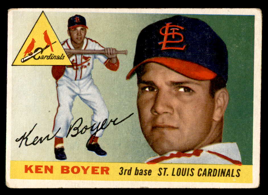 1955 Topps Baseball #125 Ken Boyer Cardinals VG 551876
