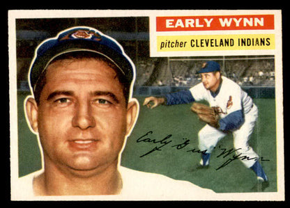 1956 Topps Baseball #187 Early Wynn Indians EX-MT 551878