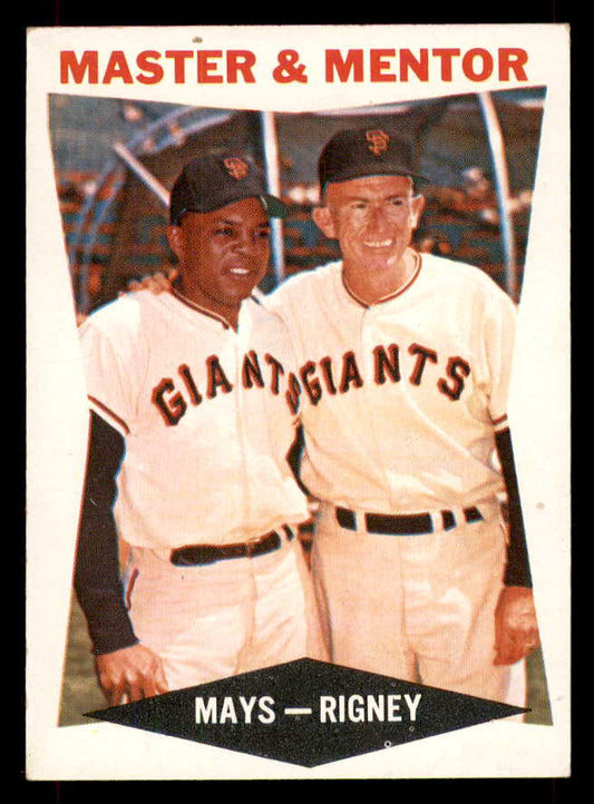 1960 Topps Baseball #007 Willie Mays Bill Rigney EX-MT 551887