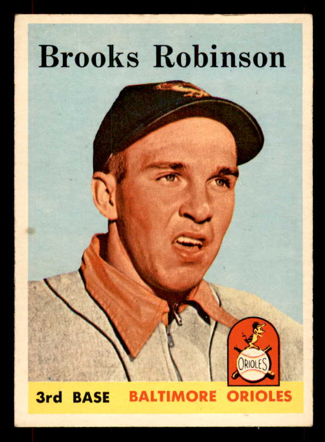 1958 Topps Baseball #307 Brooks Robinson Orioles EX 551919
