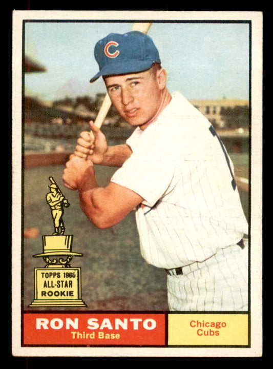 1961 Topps Baseball #035 Ron Santo Cubs NR-MT 551935