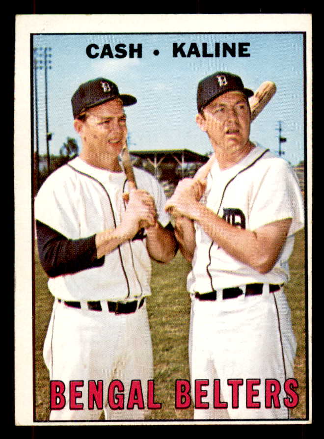 1967 Topps Baseball #216 Al Kaline Norm Cash EX 551948