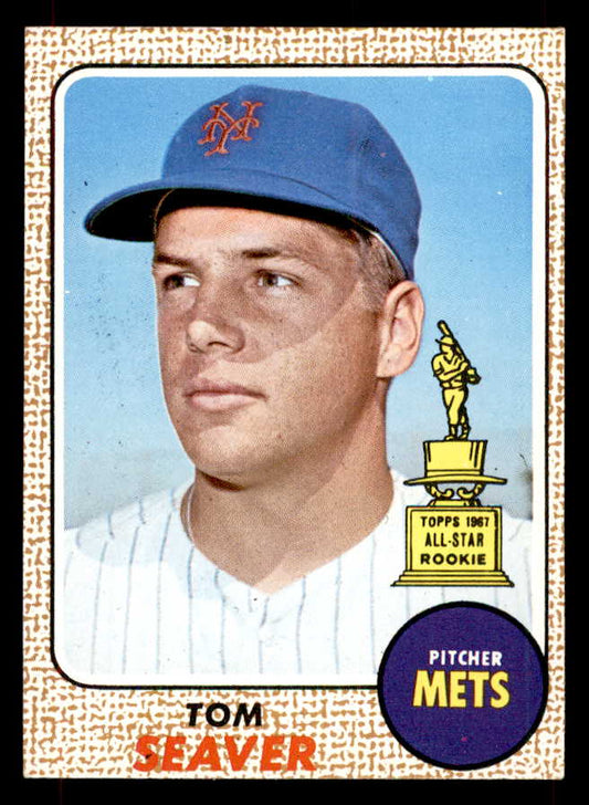 1968 Topps Baseball #045 Tom Seaver Mets NR-MT 551957