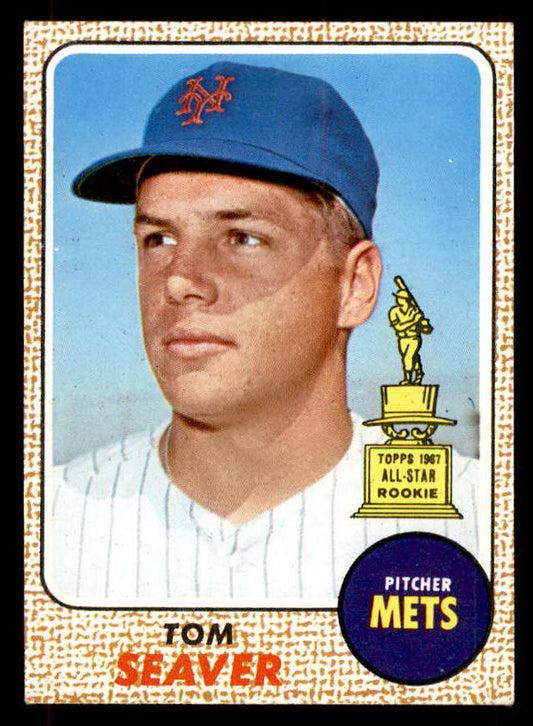 1968 Topps Baseball #045 Tom Seaver Mets NR-MT 551958