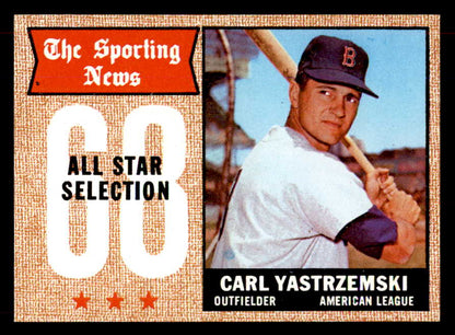 1968 Topps Baseball #369 Carl Yastrzemski A.S. Red Sox NR-MT 551962