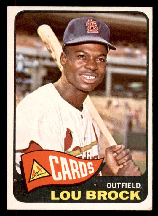 1965 Topps Baseball #540 Lou Brock Cardinals NR-MT 551969