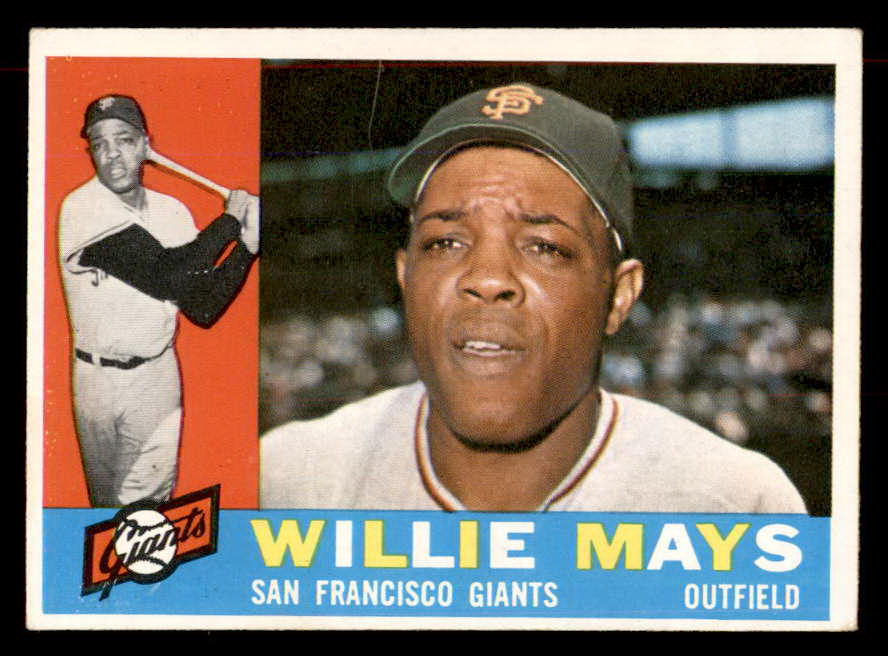 1960 Topps Baseball #200 Willie Mays Giants EX 551970