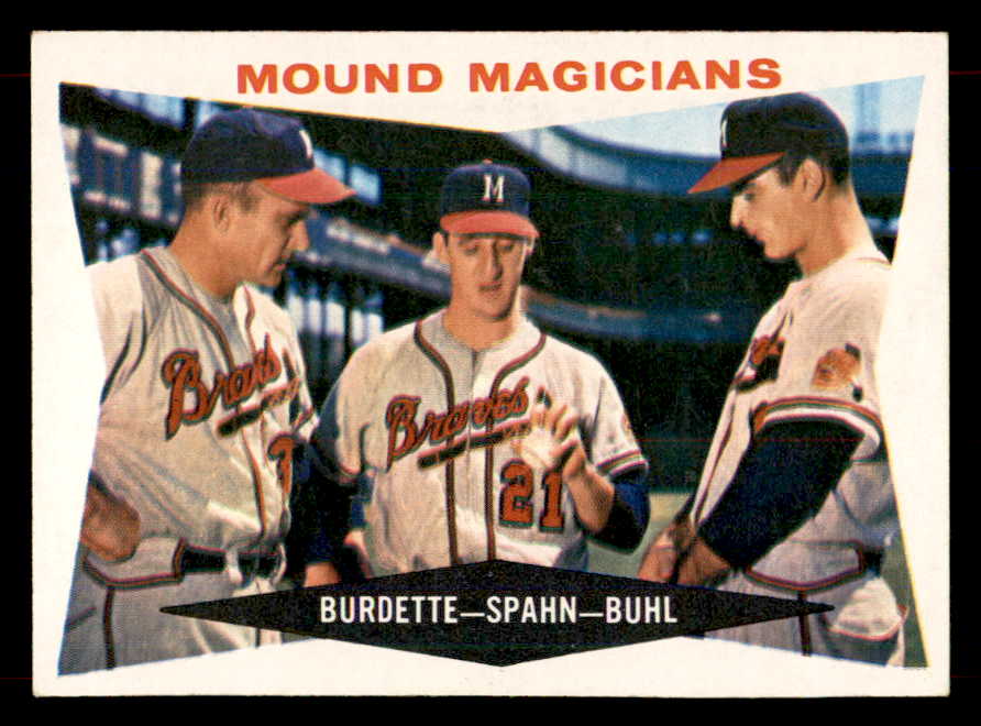 1960 Topps Baseball #230 Warren Spahn Lou Burdette VG-EX 551973