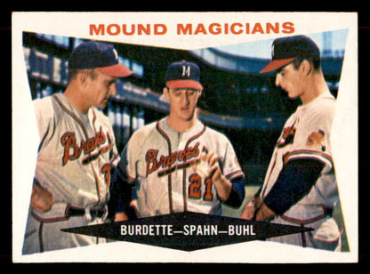 1960 Topps Baseball #230 Warren Spahn Lou Burdette VG-EX 551973