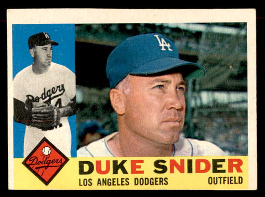 1960 Topps Baseball #493 Duke Snider Dodgers VG-EX 551978