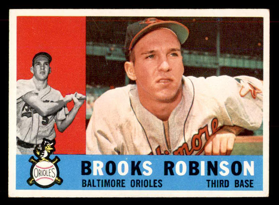 1960 Topps Baseball #028 Brooks Robinson Orioles EX+/EX-MT 551982