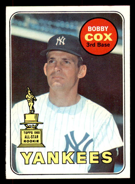 1969 Topps Baseball #237 Bobby Cox Yankees NR-MT 551983