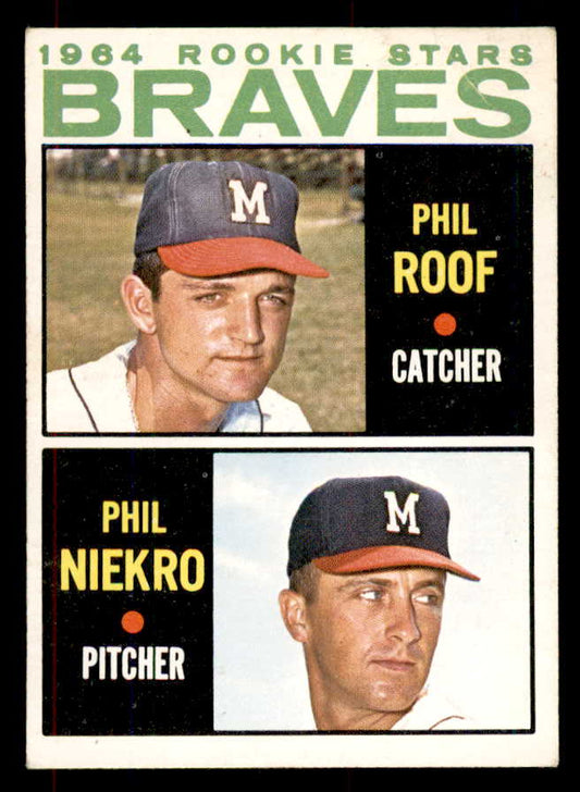 1964 Topps Baseball #541 Phil Niekro Braves EX+/EX-MT 551993
