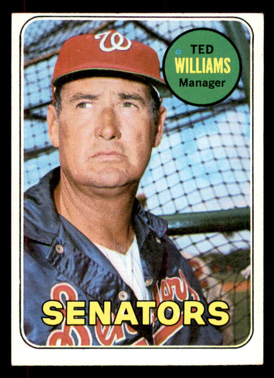 1969 Topps Baseball #650 Ted Williams Senators NR-MT 551995