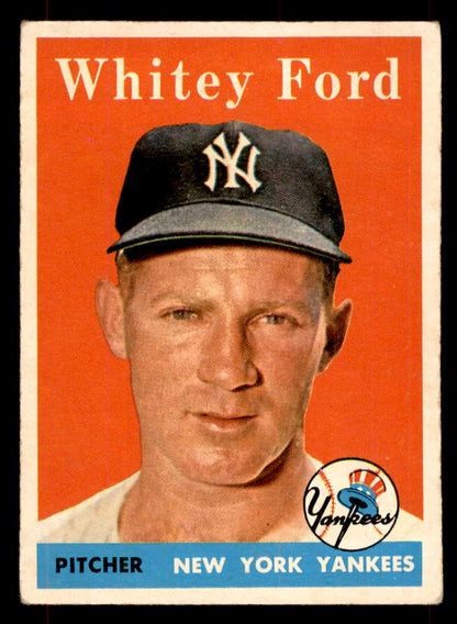 1958 Topps Baseball #320 Whitey Ford Yankees VG-EX 552012