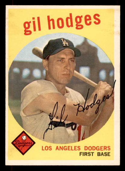 1959 Topps Baseball #270 Gil Hodges Dodgers NR-MT 552029