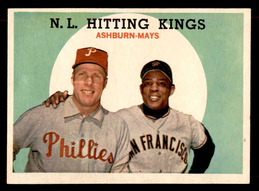 1959 Topps Baseball #317 Willie Mays Richie Ashburn EX-MT 552036