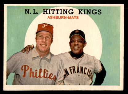 1959 Topps Baseball #317 Willie Mays Richie Ashburn EX-MT 552036