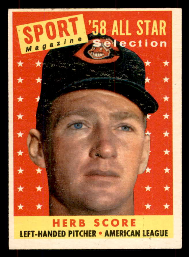 1958 Topps Baseball #495 Herb Score A.S. Indians NR-MT 552057