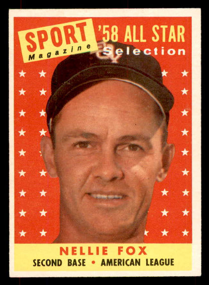 1958 Topps Baseball #479 Nellie Fox A.S. White Sox NR-MT 552059