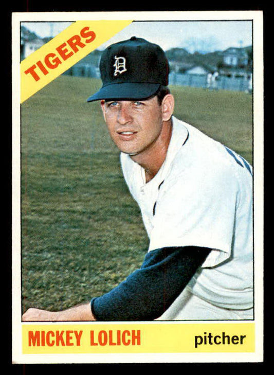 1966 Topps Baseball #455 Mickey Lolich Tigers EX-MT 552067