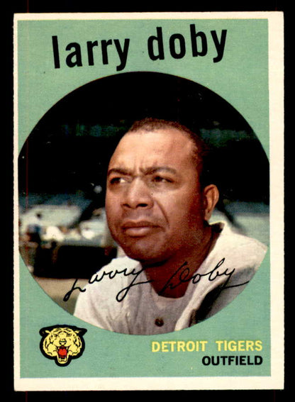 1959 Topps Baseball #455 Larry Doby Tigers EX-MT 552077