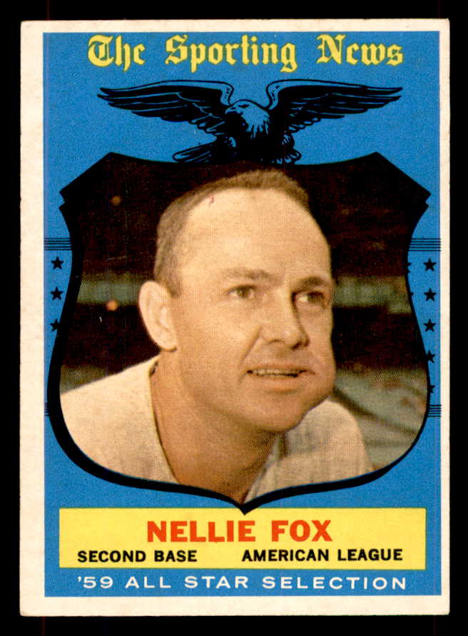1959 Topps Baseball #556 Nellie Fox A.S. White Sox EX-MT 552079
