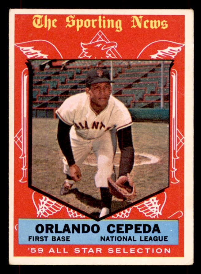1959 Topps Baseball #553 Orlando Cepeda A.S. Giants EX-MT 552084