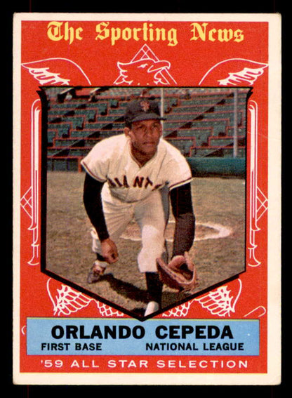 1959 Topps Baseball #553 Orlando Cepeda A.S. Giants EX-MT 552084