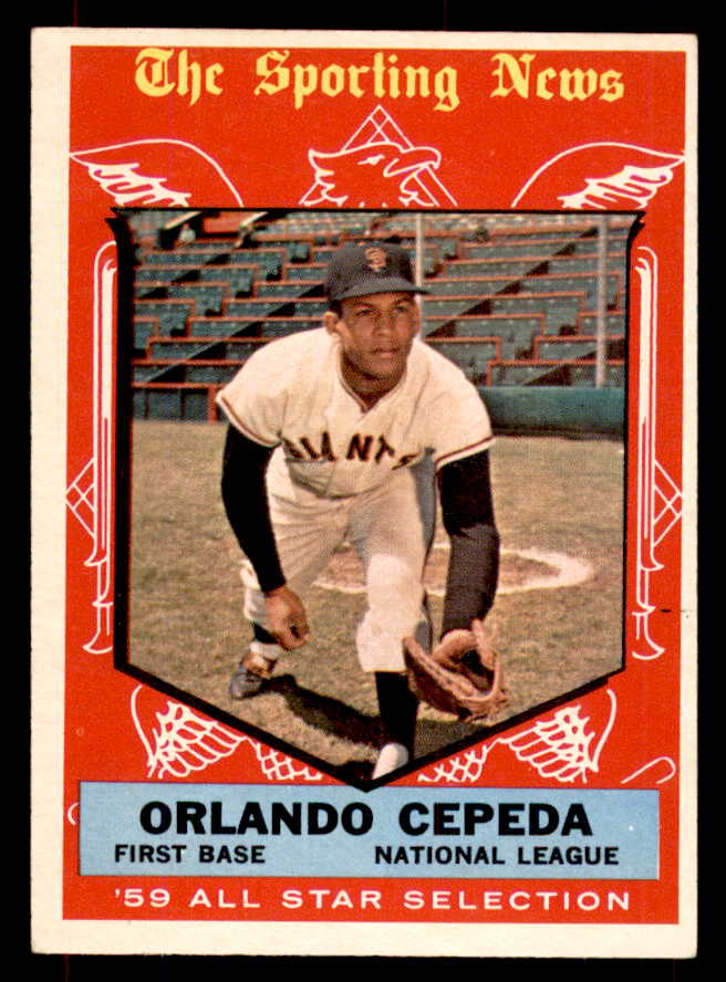 1959 Topps Baseball #553 Orlando Cepeda A.S. Giants EX-MT 552085