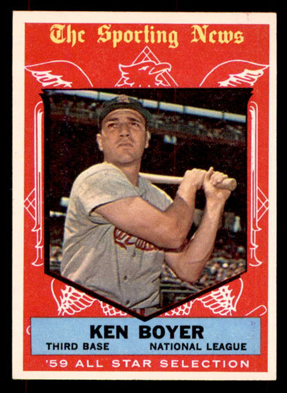 1959 Topps Baseball #557 Ken Boyer A.S. Cardinals EX-MT 552087