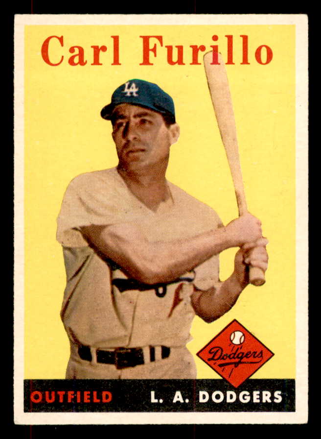 1958 Topps Baseball #417 Carl Furillo Dodgers EX-MT 552092