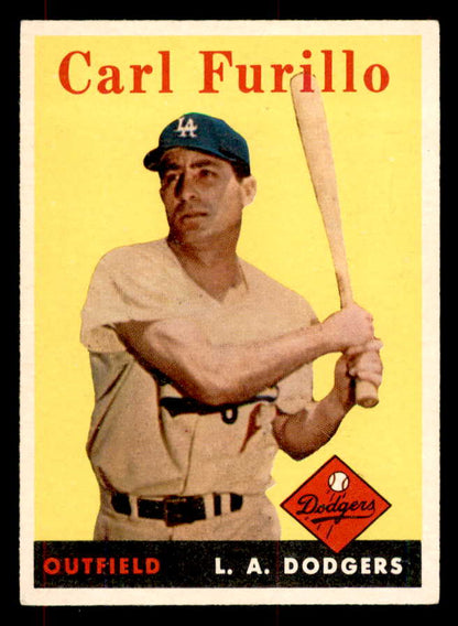 1958 Topps Baseball #417 Carl Furillo Dodgers EX-MT 552092