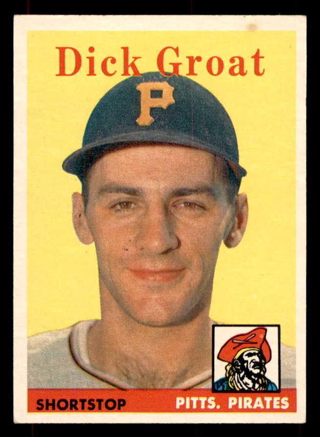 1958 Topps Baseball #045 Dick Groat Pirates EX-MT 552097